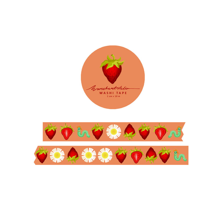 Eurekartstudio Washi Tape // Strawberry