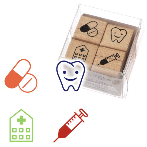 Kodomo No Kao Mini Rubber Stamp // Doctor's Appointment