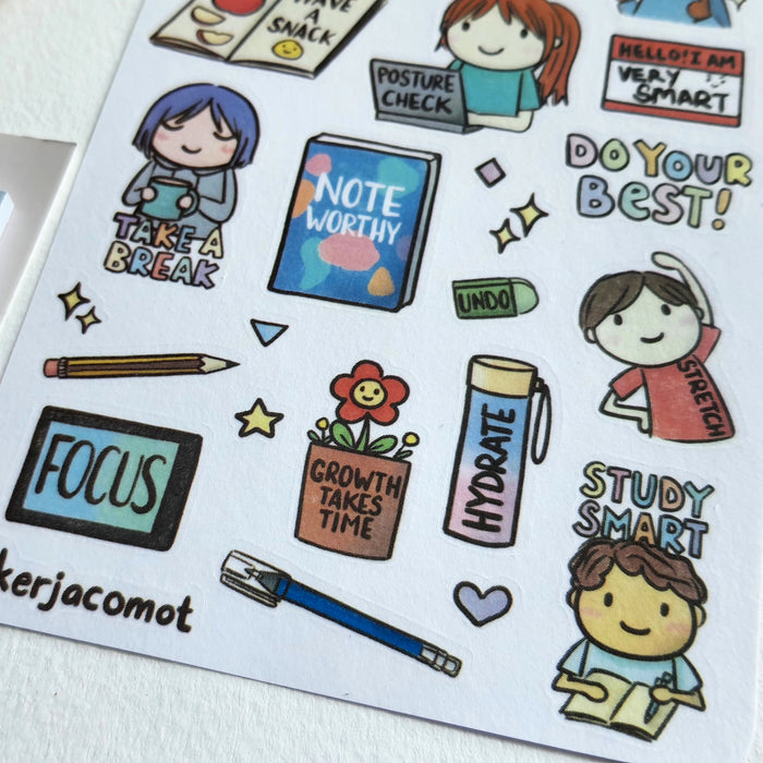 Kerjacomot Washi Sticker Sheet // Ready to Learn