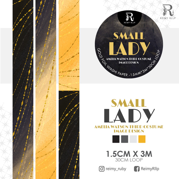 Reimy Gold Foil Washi Tape // Small Lady
