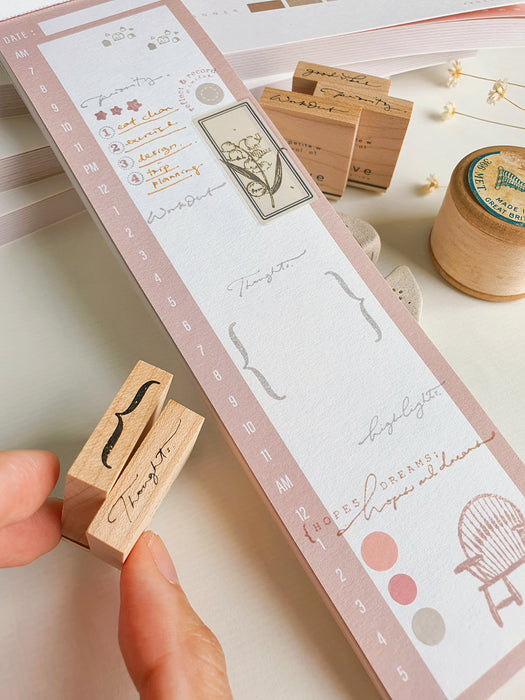 Nove Production - Petite.W Collection Rubber Stamp