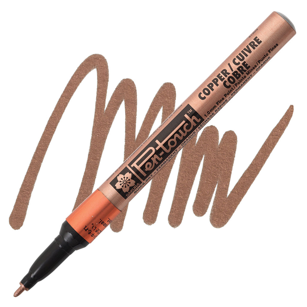 Sakura Pen-Touch Metallic Marker / Copper (EF/F) — Stickerrific