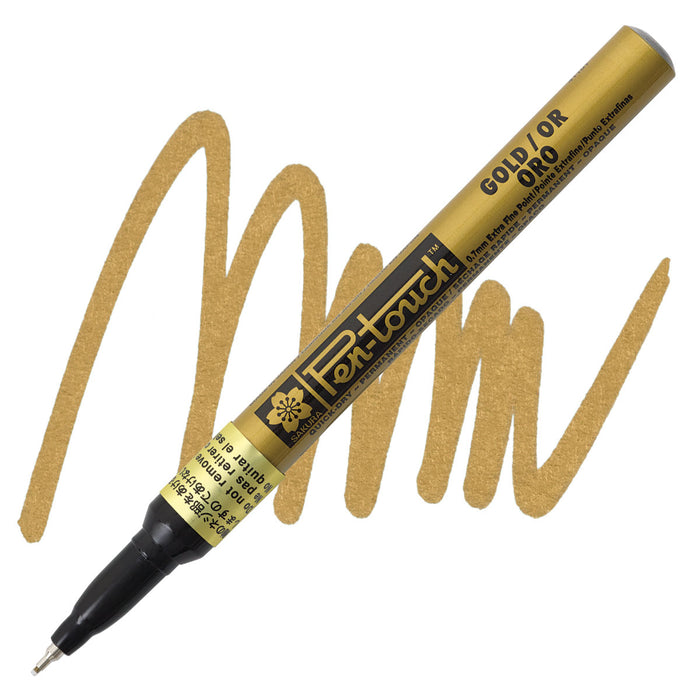 Sakura Pen-Touch Metallic Marker / Gold (EF/F/M)