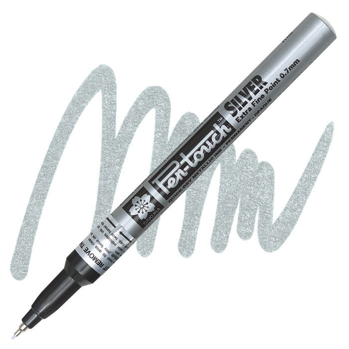 Sakura Pen-Touch Metallic Marker / Silver (EF/F/M)