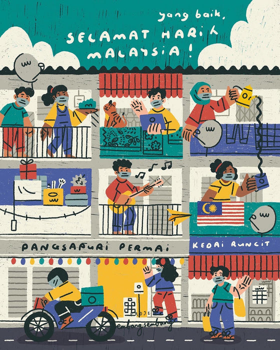 Projek SembangSembang Postcard // Hari Malaysia
