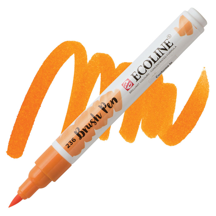 Ecoline Watercolor Brush Pen / 236 Light Orange