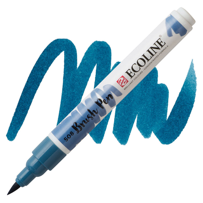 Ecoline Watercolor Brush Pen / 508 Prussian Blue