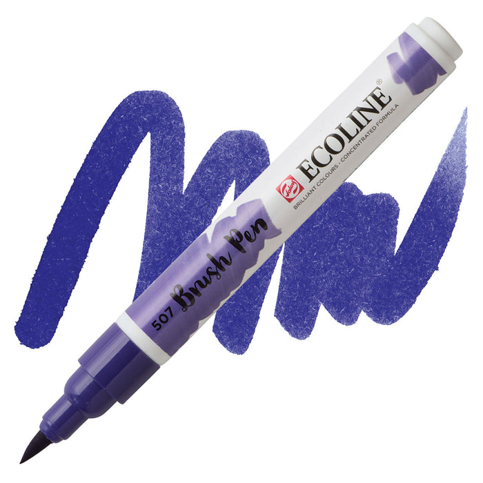 Ecoline Watercolor Brush Pen / 507 Ultramarine Violet