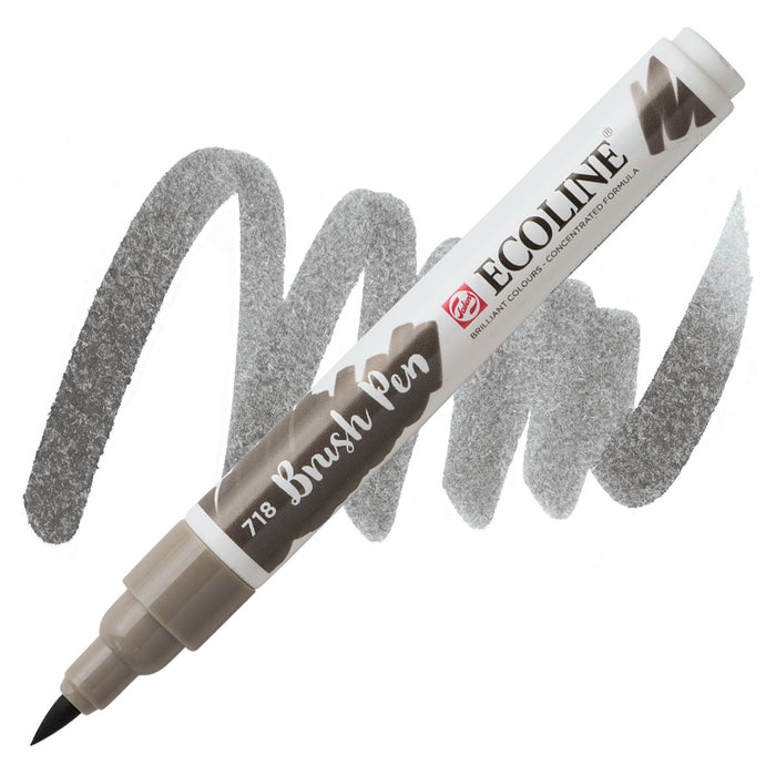 Ecoline Watercolor Brush Pen / 718 Warm Grey