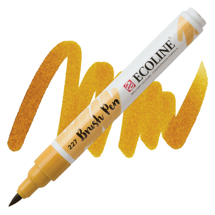Ecoline Watercolor Brush Pen / 227 Yellow Ochre