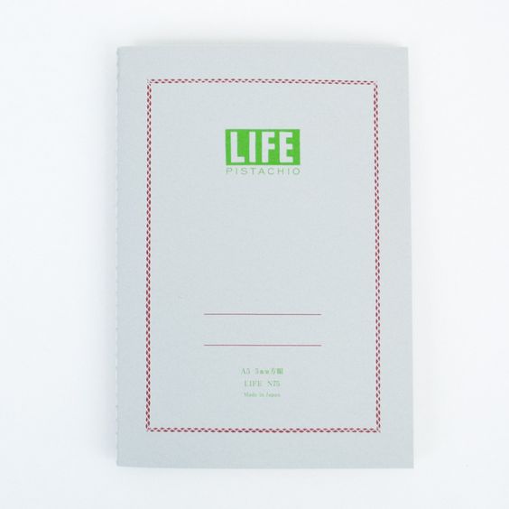 LIFE Pistachio Notebook // Grid