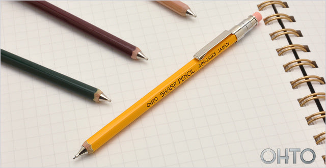 OHTO Sharp Mini Mechanical Pencil with Eraser 0.5mm