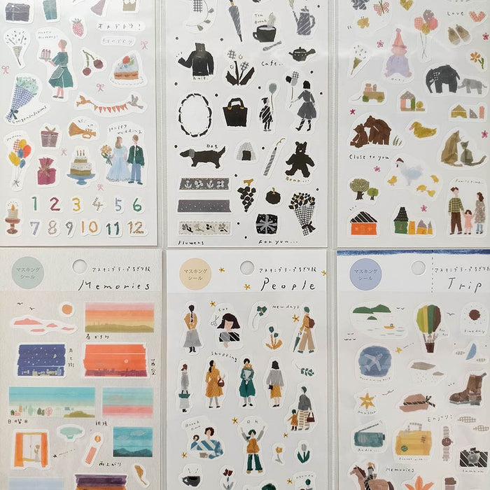 Miki Tamura Washi Sticker // Trip