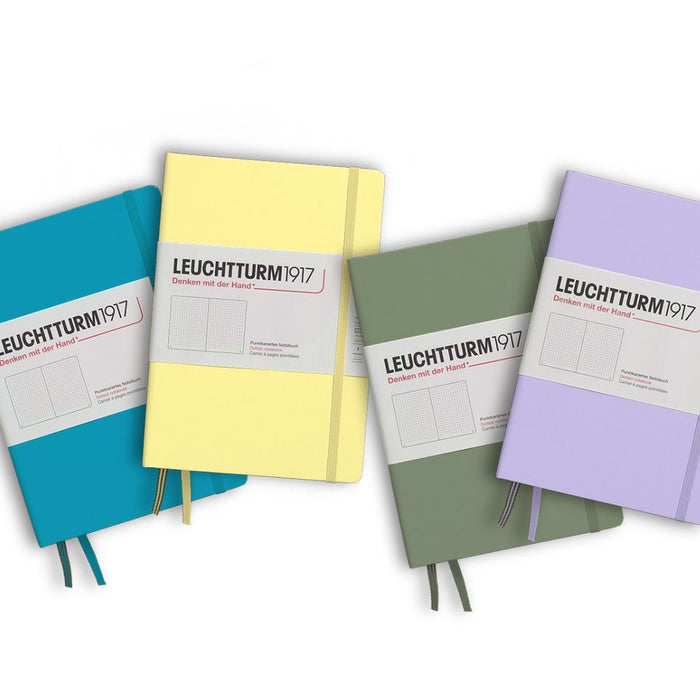 Leuchtturm1917 A5 Hardcover Notebook // Smooth Colors (Dotted/Plain/Pen Loop)