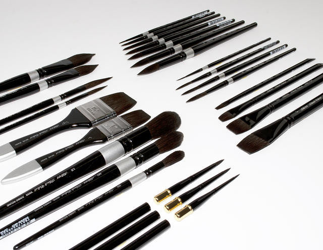 Black Velvet Round 3000S Series by Silver Brush - Brushes and More