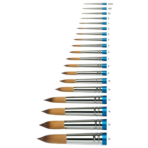 Winsor & Newton Cotman Series 111 (Round) Brush - Size 000 to 14  - Stickerrific