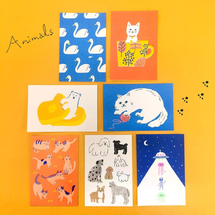 RETRO Printing JAM x Furukawashiko Print Postcard // Animal