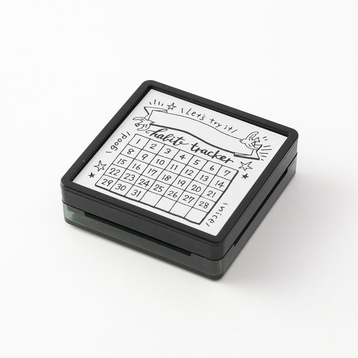 MIDORI Paintable Stamp // Habit Tracker