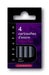 J. Herbin Creapen Refillable Bristle Brush Pen Refill Cartridge - Black - Pack of 4  - Stickerrific