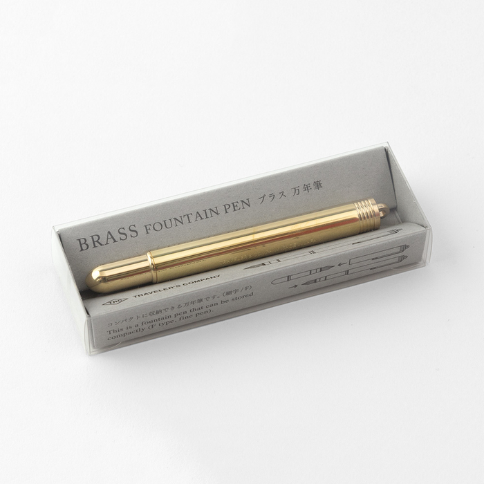 TRAVELER'S COMPANY Brass Fountain Pen
