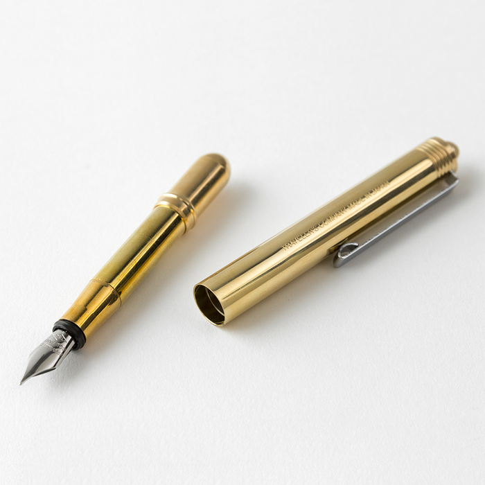 Traveler's Company Brass Fountain Pen, Fine
