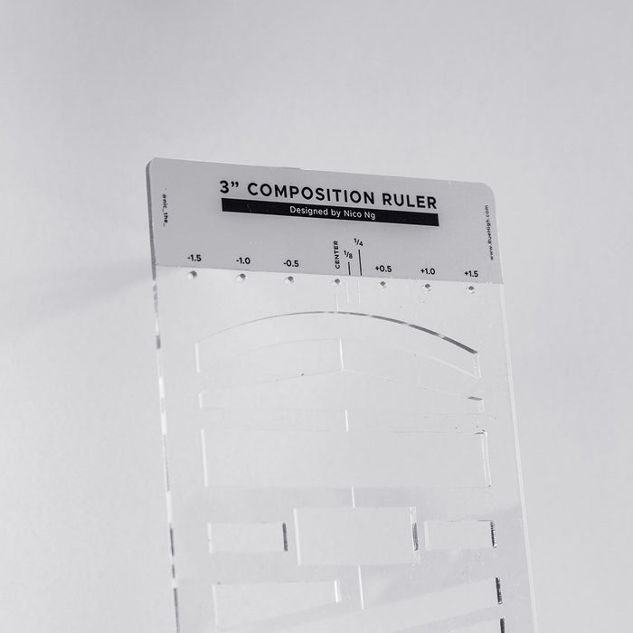 3" Composition Ruler by Nico Ng