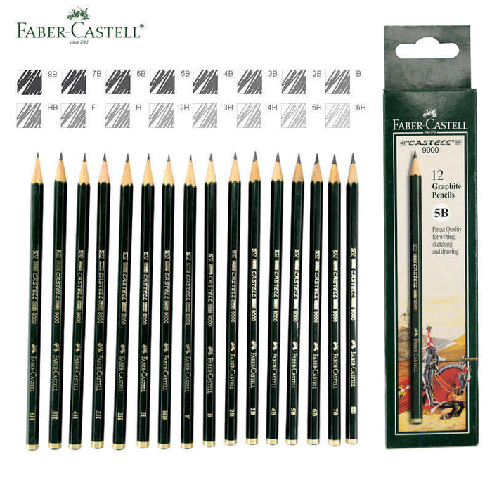 Castell 9000 Pencil (16 Degrees of Hardness)