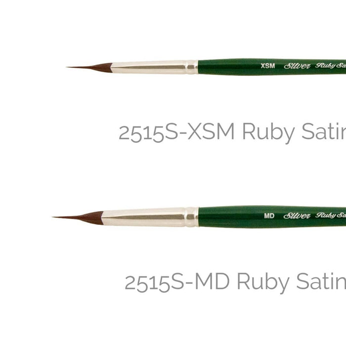 Silver Ruby Satin® 2515 Brush - Triangle
