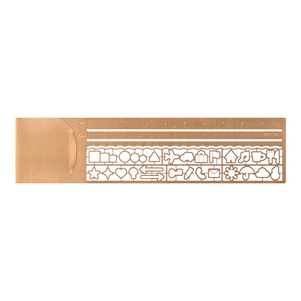 MIDORI Clip Ruler // Copper
