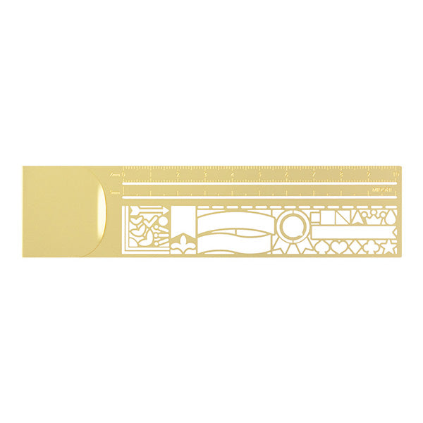 MIDORI Brass Clip Ruler // Deco