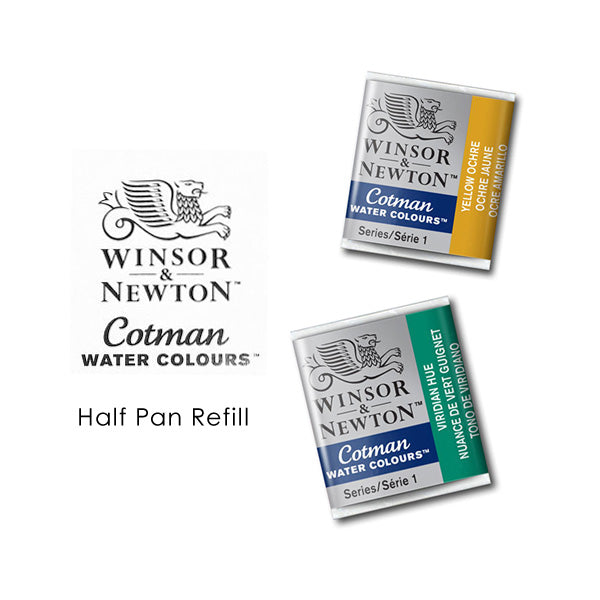 Winsor & Newton Cotman Watercolor Half Pan Refill (List 1/2)