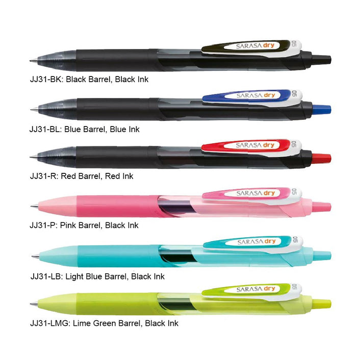 Sarasa DRY Gel 0.5mm Retractable Pen