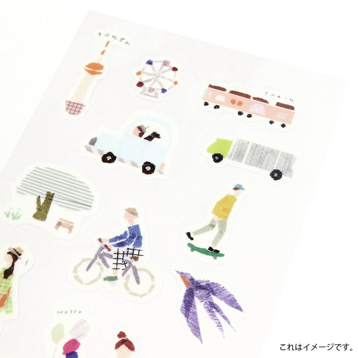 Miki Tamura Washi Sticker // Down Town