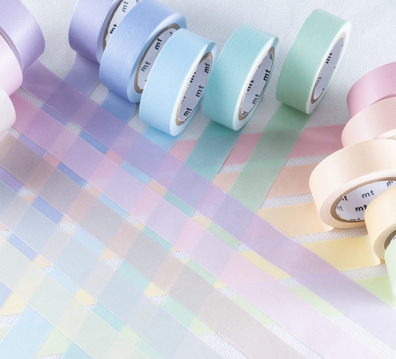 MT Pastel Colors Washi Tape 7m (15 Colors)