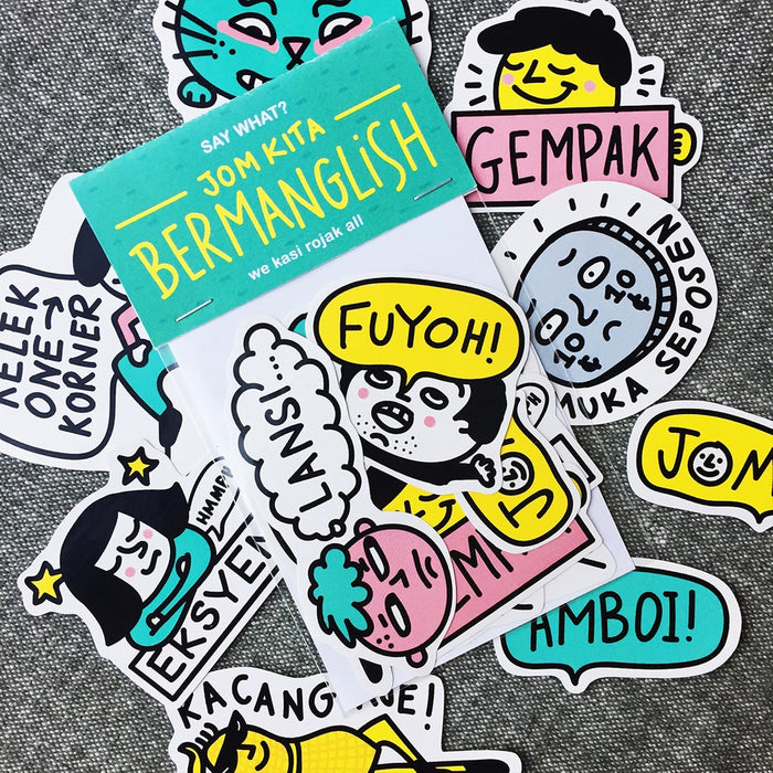 Say What? | Manglish Set A Stickers
