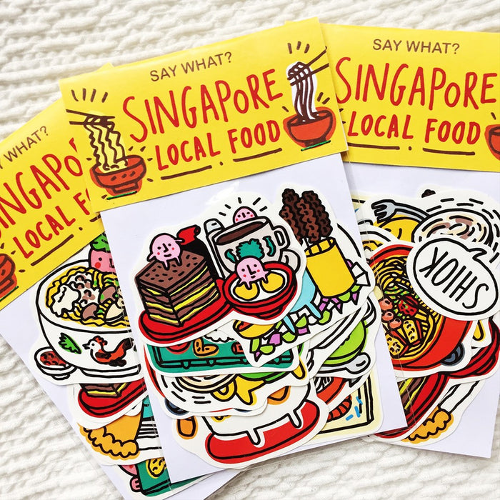 Say What? | Singapore Shiok Food Sticker Pack