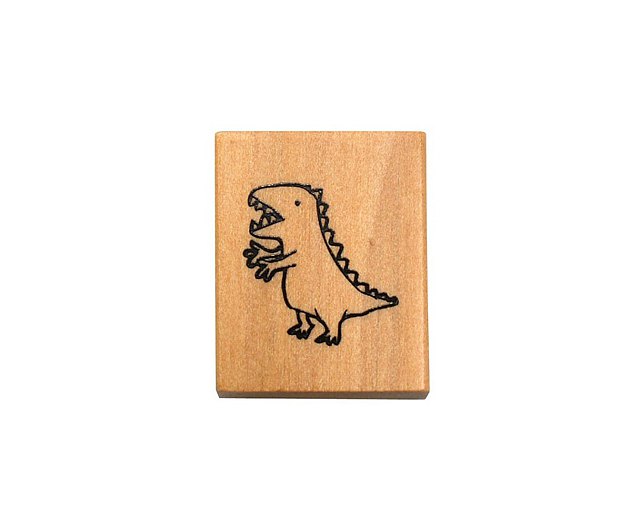 Kodomo No Kao Rubber Stamp // Dinosaur