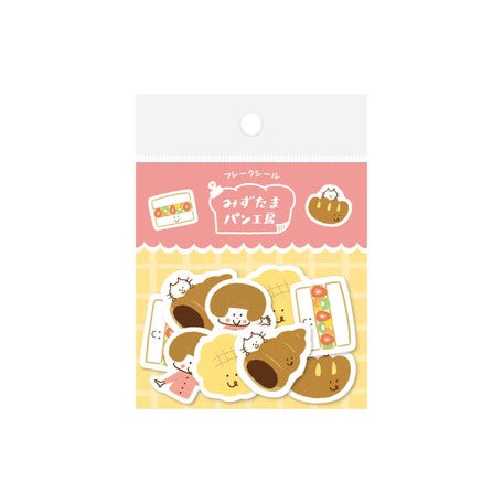mizutama Flake Stickers // Sweet Bread