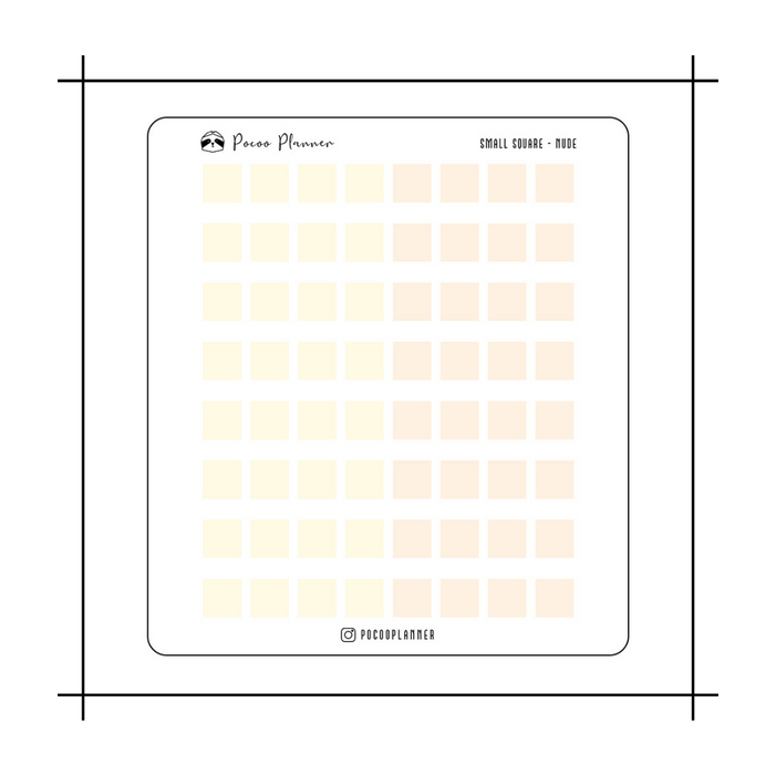 Pocoo Planner Shape Sticker // Square