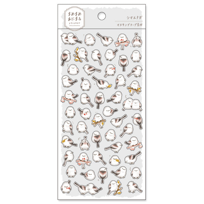 Mind Wave Animaru Sticker //  Long-tailed Tit