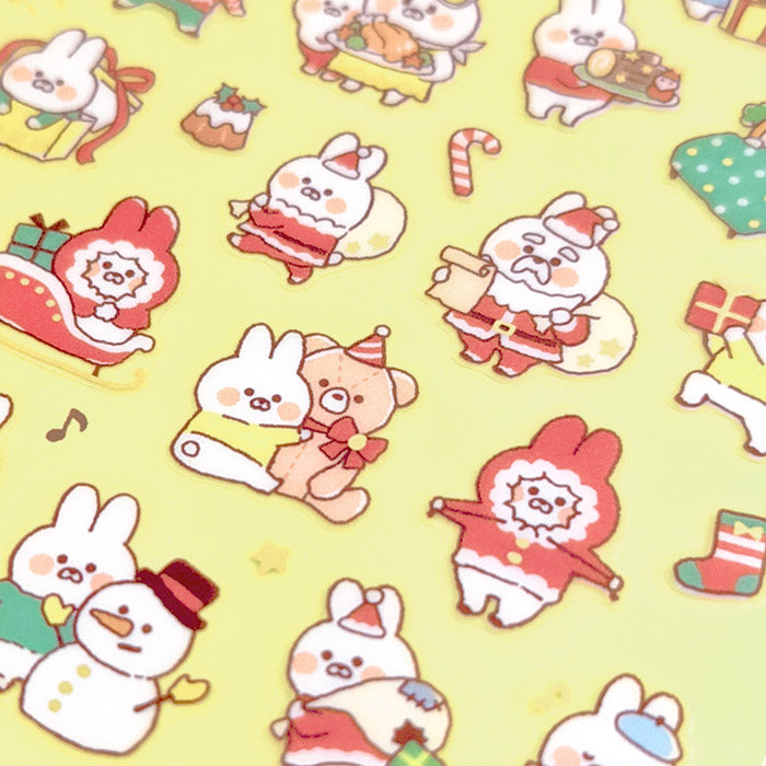 Mind Wave Christmas Stickers // Winter Rabbit Mu-Chan