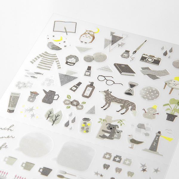 Midori Planner Sticker / All Things Grey