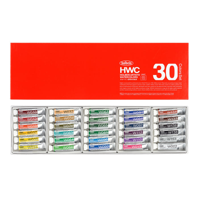 Holbein Artist's Watercolors in 5ml Tube (30)
