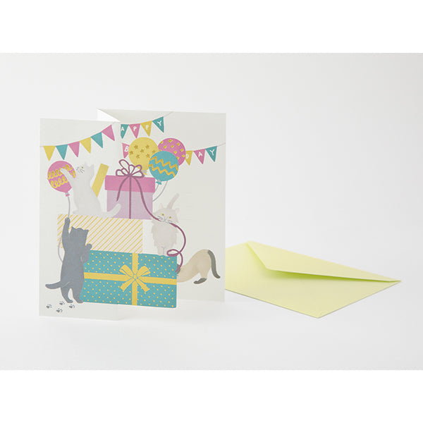 MIDORI Decorative 3D Greeting Card // Birthday Present