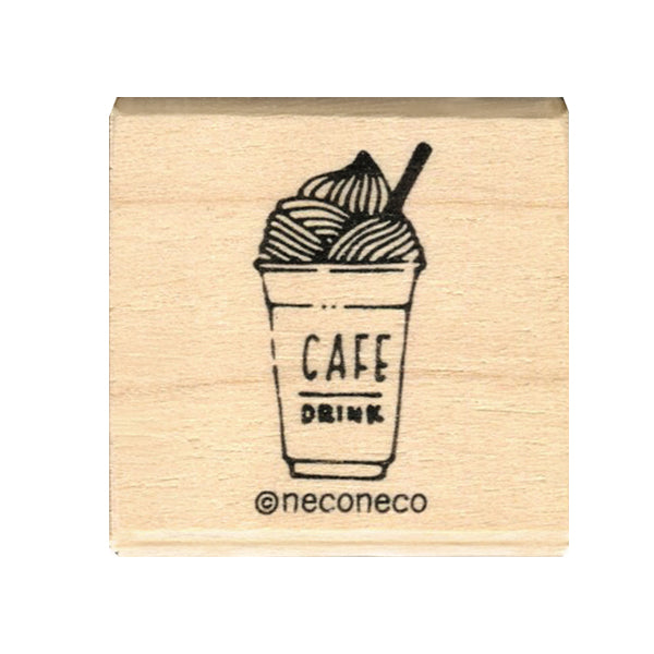 Kodomo No Kao x neconeco Rubber Stamp // Café Drink