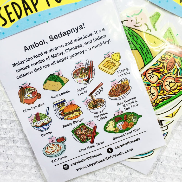 Say What? | Malaysia's Sedap Food Sticker Pack