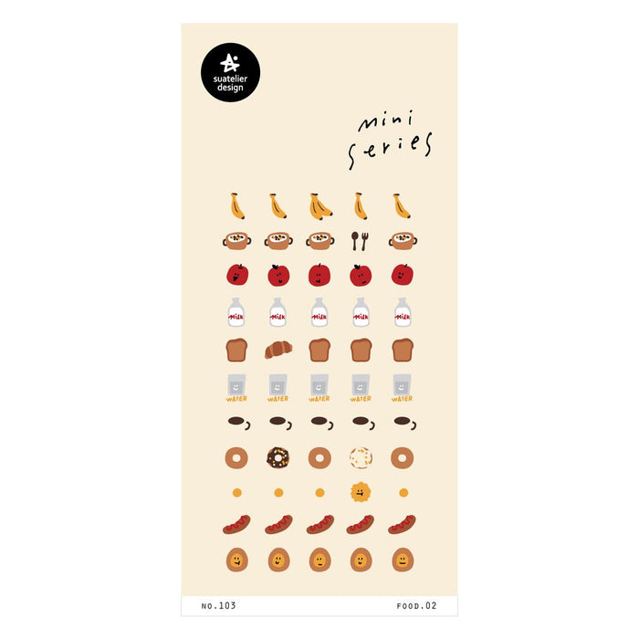 Suatelier Food.02 Sticker Sheet