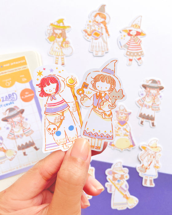 BlueBean 蓝豆 Sticker Pack // Cute Wizard