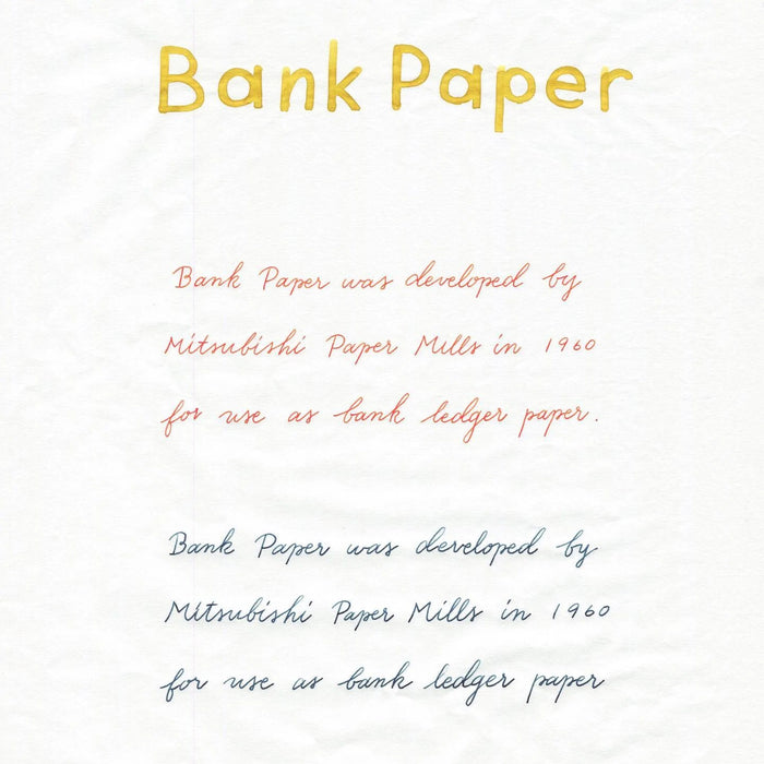 Bank Paper Takasago Premium Notebook (Blank/Grid/Ruled)