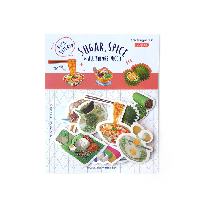 Malaysia Series Stickers: Sugar, Spice & All Things Nice (I)